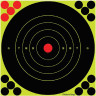 Мишень самоклеящаяся осыпающаяся STALKER, круглая, 20х20 см, D 20см, 25 шт. ST-TP-98-20CM-25X